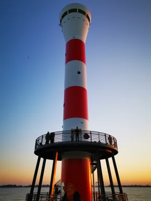 Blankenese Lighttower at Sunset
