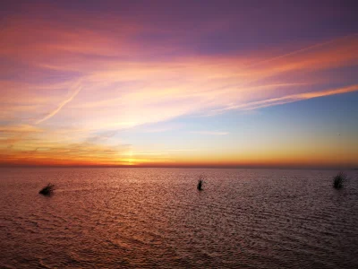 Cuxhaven - Sunset at the Wadden Sea