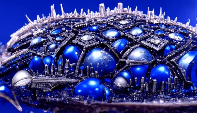 Futuristic Space City