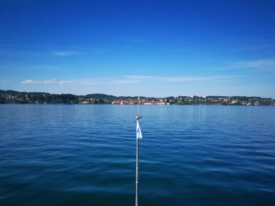 Lake Constance - View Over the Lake from a Boat