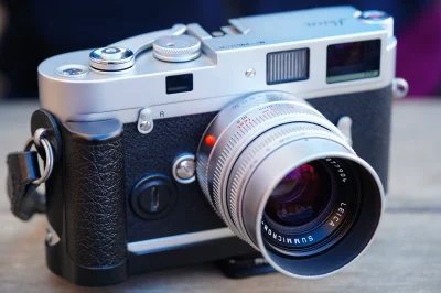 Macro of a Leica Camera
