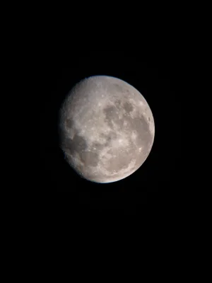 The Moon through a Telescope