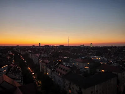 Munich - View over Munich from Above the Roofs