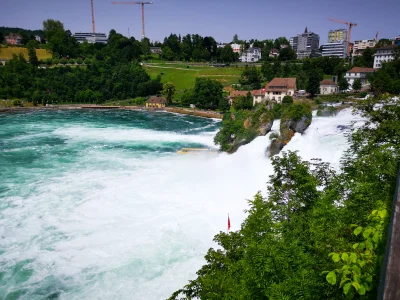 Switzerland - Rheinfall the Biggest Waterfall in Europe