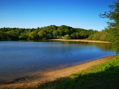 Vierhoefen - Shot of a Beautiful Bathing Lake in Summer