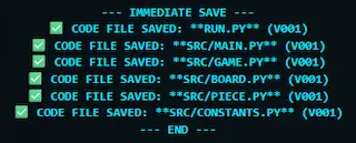 The Programmer Agent finished his task and saved source code